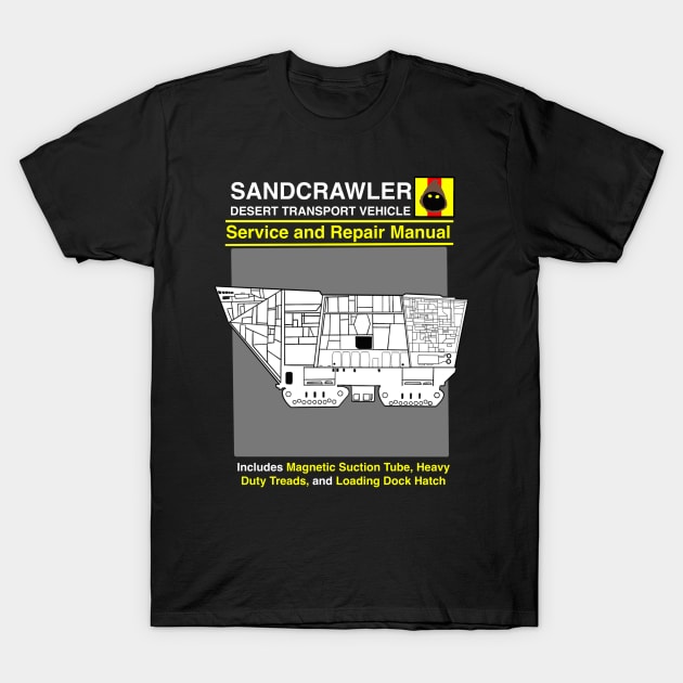 Sandcrawler User Manual T-Shirt by joefixit2